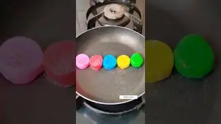 RAINBOW MARSHMALLOW DALGONA CANDY 🌈 #dalgonacandy