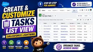 Create and Customize Tasks List View in Salesforce Lightning