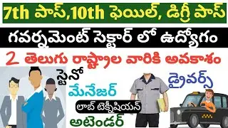 7th pass government jobs 2021/10th fail jobs 2021/Konda Laxman Horticultural university jobs/