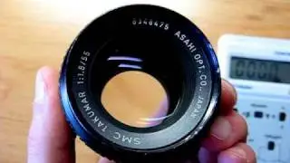 Radioactive lens (SMC Takumar 55/1.8) measured with Polaron-Pripyat and RKSB-104 dosimeters