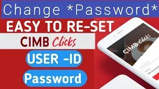 #cimb #click reset password user id | cara nak tukar user id cimb clicks