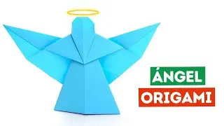 👼 Cómo hacer angelitos para Navidad de papel ¡Fácil!