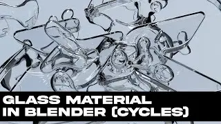 GLASS SHADER (MATERIAL) IN BLENDER TUTORIAL