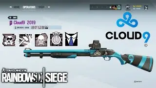 Cloud 9 Weapon Skin - Rainbow Six Siege