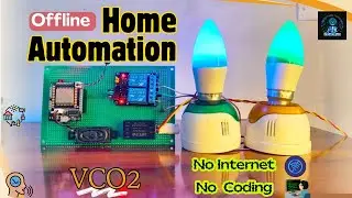 Offline Home Automation Using Voice Commands | No Coding VC02 Home Automation
