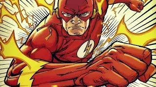 Flash doing his morning routine