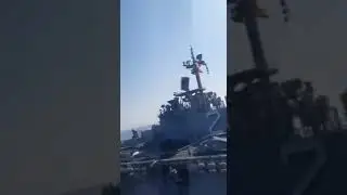 Iranian Military Helicopter Buzzes US Warship Within 75 Feet - Second Video