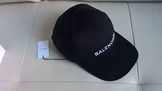 Balenciaga baseball cap unboxing