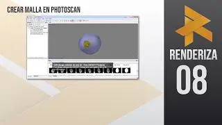 Escaneo 3D con fotografías - Crear el Mesh en Photoscan