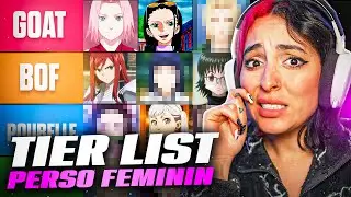 TOP MEUF dans les MANGA ! (cette tier-list va t'énerver...)