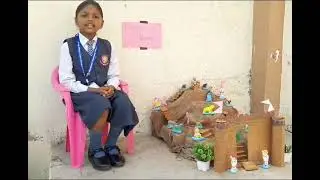 त्रिशा वाघ | कोंडाणा किल्ला | विश्व सत्य विद्यानिकेतन राहुरी