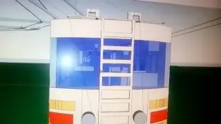 модель троллейбуса гармошки