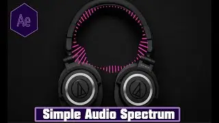 How To Create A Simple Audio Spectrum In After Effects Tutorial[App Editor Tutorial]