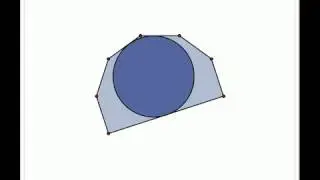 Largest Disk in a Convex Polygon