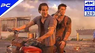 Uncharted 4: A Thief's End - Super Ultrawide 32:9 | HDR 60FPS 4K ULTRA Graphics Gameplay