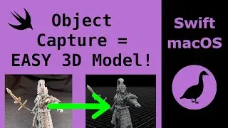 macOS: Create your first 3D model from real-world objects (Photogrammetry framework)