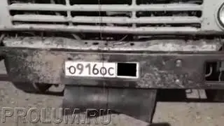 Откидные рамки на номера для грузовиков