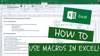 How to Record Macros in Excel