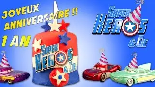 Pâte à Modeler Joyeux Anniversaire Super Héros et Compagnie Gateau Play Doh Jouet Toy Review