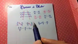 Resolver ejercicios con el Teorema de Thales