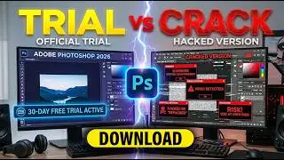 Adobe Photoshop 2026 Official Trial vs. Cracked (Watch Before Downloading)