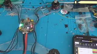 Low cost quadcopter build 5 - setup motors and ELRS