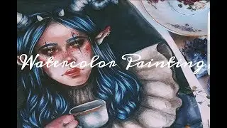 Watercolor Speedpainting ♥ // PaintingTimelapse
