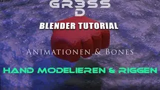 Blender 2.8 Tutorial Hand modeling and Hand rigging  (ENGL.SUB)