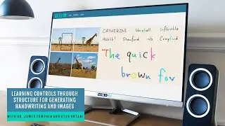 Learning Controls through Structure for Generating Handwriting and Images