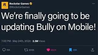 Bully Anniversary Edition Is Getting FINALLY Getting Fixed!
