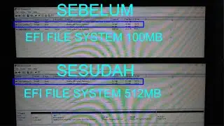 CARA MEMPERBESAR/MENGGANTI SIZE DARI EFI FILE SYSTEM | Tech Discussion