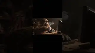 Linux magic: Sasquatch runs sudo apt-get update coffee ☕😂 