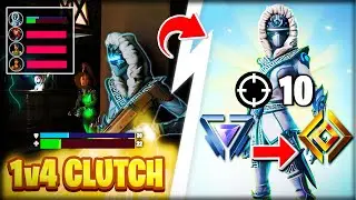 Clutching 1v4 against PLATINUM Players (Fortnite Ranked BR)