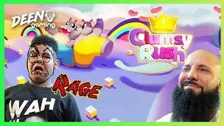 OG FALL GUYS?! MY SON RAGES!! | Clumsy Rush (Nintendo Switch) - Deen Gaming