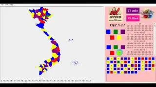 Tô màu bản đồ C#  ♥  demo