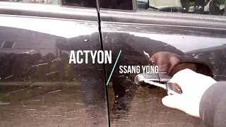 Ремонт активатора замка двери SsangYong Actyon