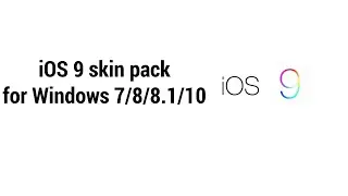 iOS 9 skin pack for Windows 10