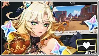 XILONEN 🦁 Diálogos Relajatetera 🎁 Regalo de acompañante 40 Protogemas ✦ Genshin CONJUNTOS DE NATLAN