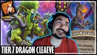 DRAGONS HAVE A CLEAVE NOW! - Hearthstone Battlegrounds