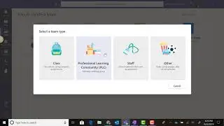 Creating a Class Team in Microsoft Teams