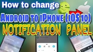 how to change android notification / status bar to ios (iphone)