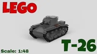 LEGO Т-26 (by GioV) обзор.