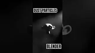 how to create dust particles in blender using particle simulation 