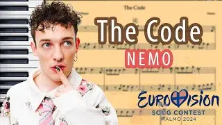 The Code - Nemo (Piano Version / Cover)  Switzerland 🇨🇭 Eurovision 2024 [ Sheet Music ]