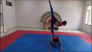 #NATIONAL 1ST WINNER/SELECTION FOR YOGASANA PREMIER LEAGUE & KHELO INDIA TRAIL/@ARTISTIC PAIR!