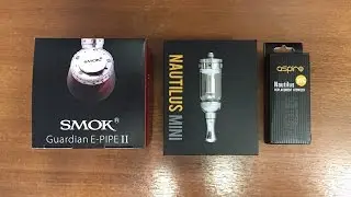 UNBOXING SMOK Guardian E-PIPE II & ASPIRE NAUTILUS mini