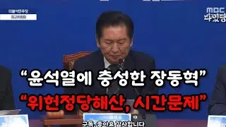 반헌법적 내란정당은 정당해산이 답이지 #내란 #장동혁 #윤석열 #계엄 #내란당