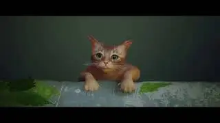 STRAY fall from paradise. Beginning of the game / киска падает в пропасть. Начало игры.