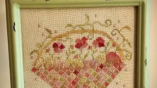 FlossTube 104: Finishes, New Charts Finalized, Thrifting & Chocolate Bunnies Galore.