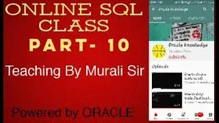 Oracle class murali sir 10